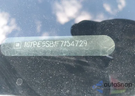 2015 Chevrolet Cruze 2Lt Auto из США, поврежденный, VIN 1G1PE5SB1F7134729